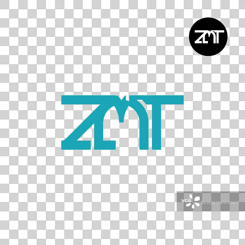 字母ZMT字母组合标志设计图片素材