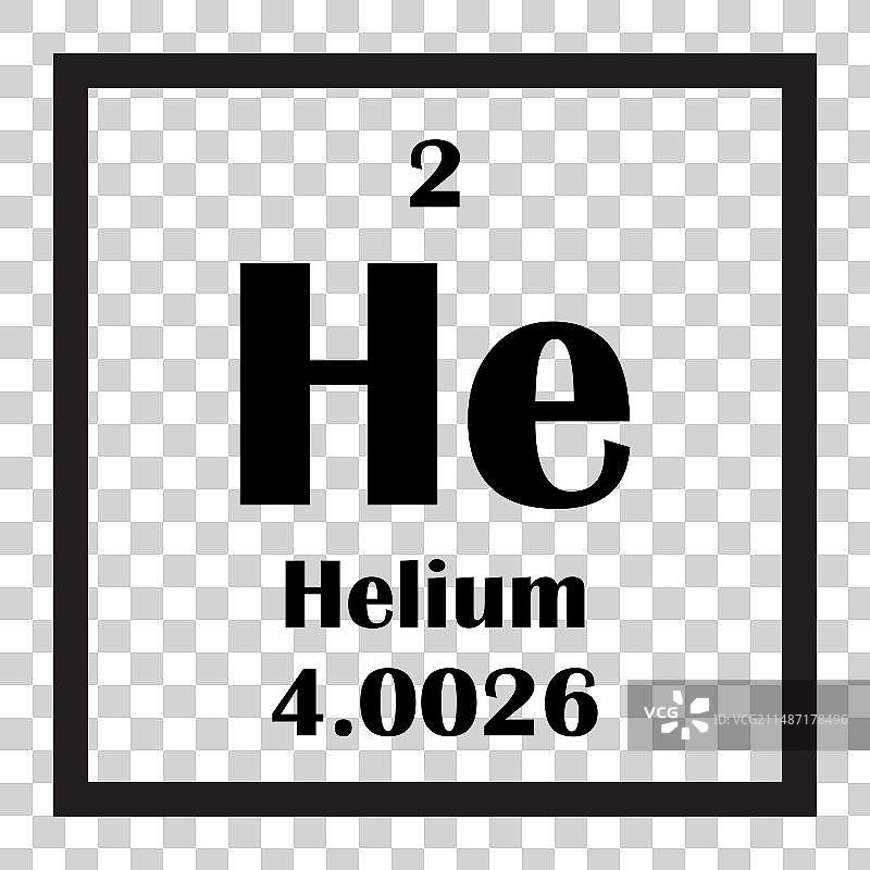 氦化学元素图标图片素材