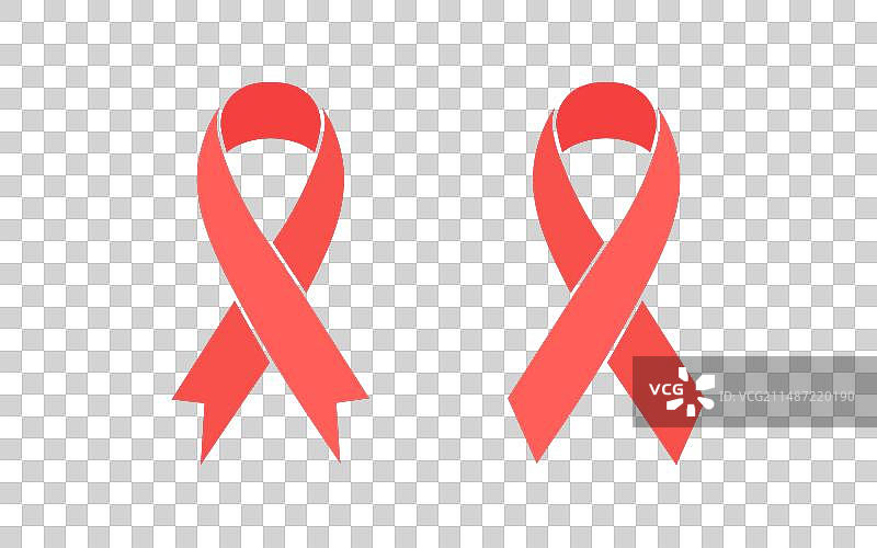 红色意识丝带世界艾滋病日意识图片素材