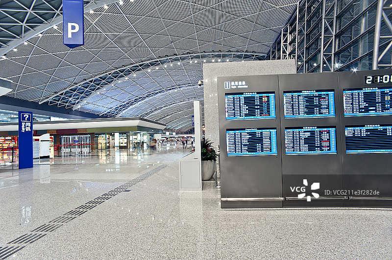 中国成都双流国际机场候机楼图片素材