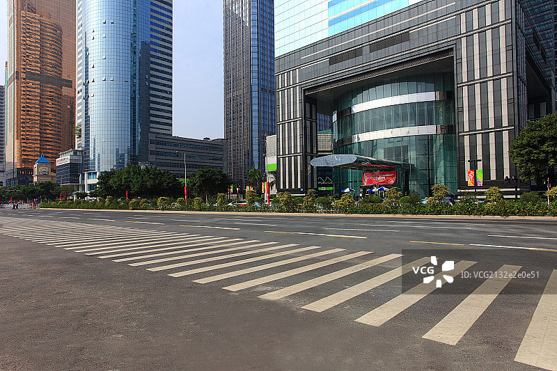 广州天河金融商务区现代建筑群图片素材