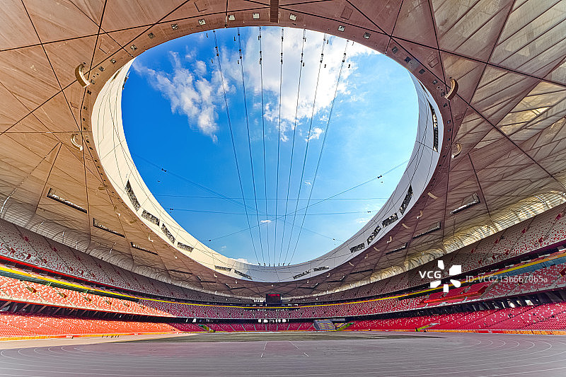 国家体育场内部，北京，中国图片素材