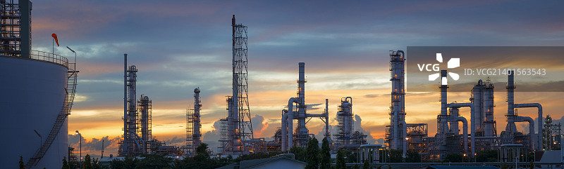 炼油厂全景景观图片素材
