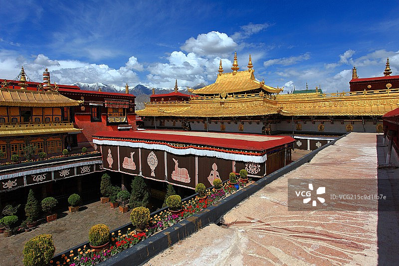 西藏拉萨大昭寺图片素材