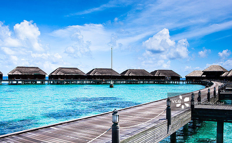马尔代夫海岛风光图片素材