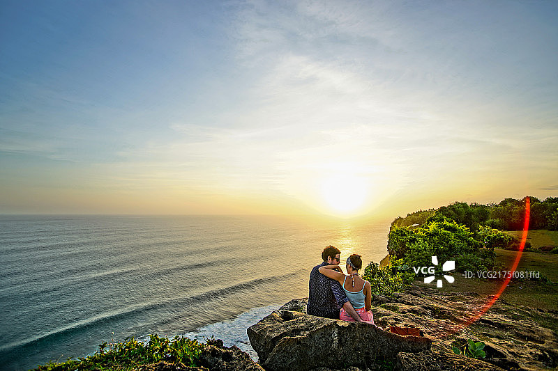 巴厘岛的情人崖图片素材