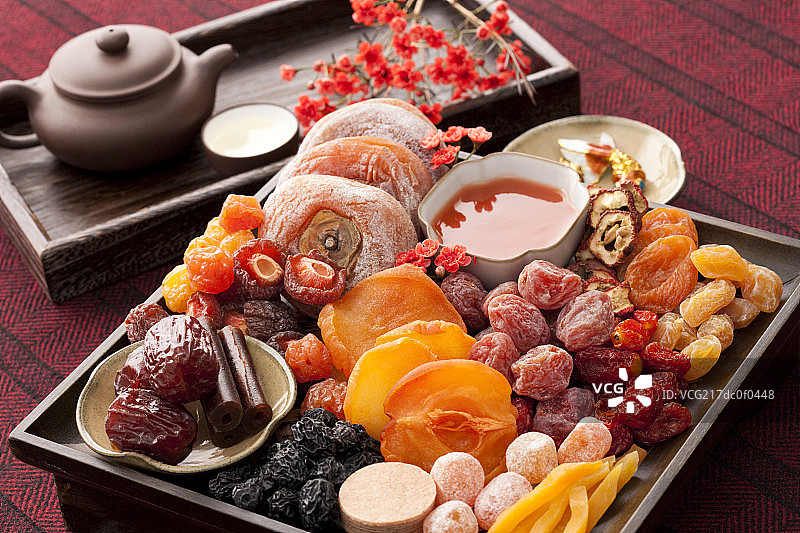 中国传统蜜饯图片素材