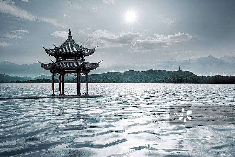 杭州西湖风光图片素材