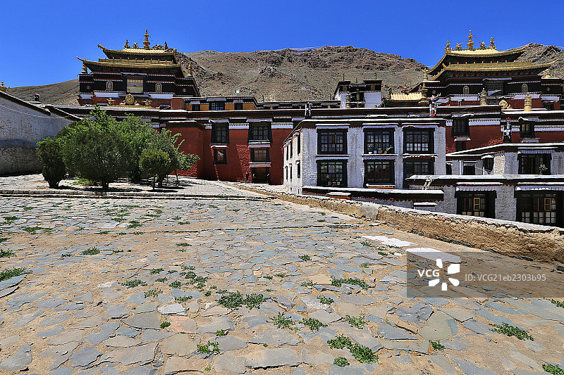 西藏建筑风格图片素材