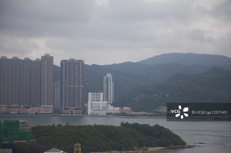 亚洲,香港,九龙半岛,城市,西九龙海滨长廊,图片素材