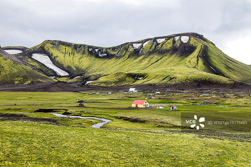 冰岛苔原图片素材