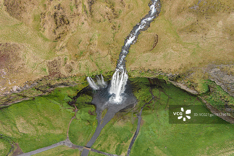 冰岛Seljalandsfoss图片素材