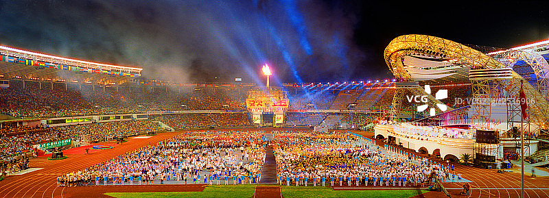 2001年第九届世界大学生运动会闭幕式图片素材