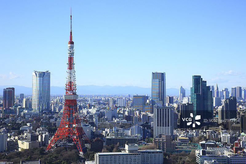 东京塔，六本木，日本东京图片素材