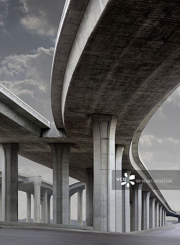 幻想的高速公路图片素材