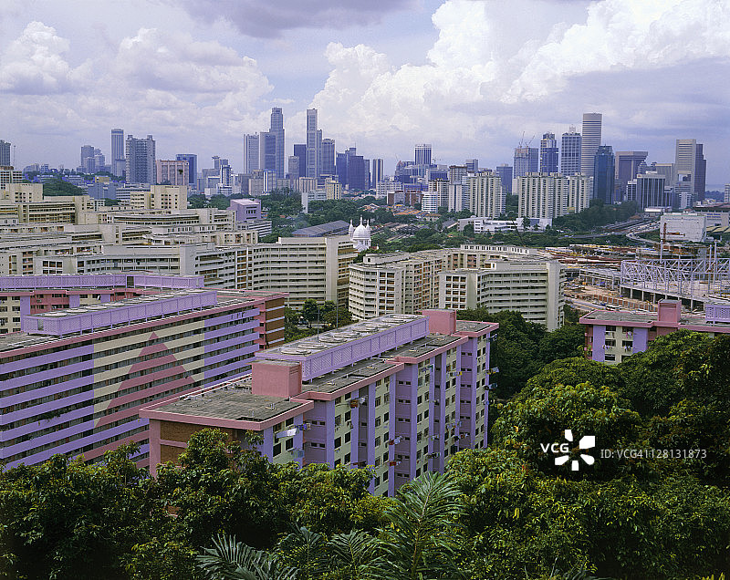 新加坡的天空/公寓图片素材