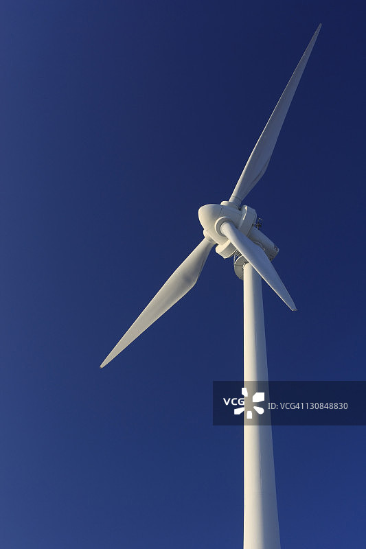 风力涡轮机，风力发电，海纳，斯图加特-魏林多夫，巴登-符腾堡，德国，欧洲图片素材