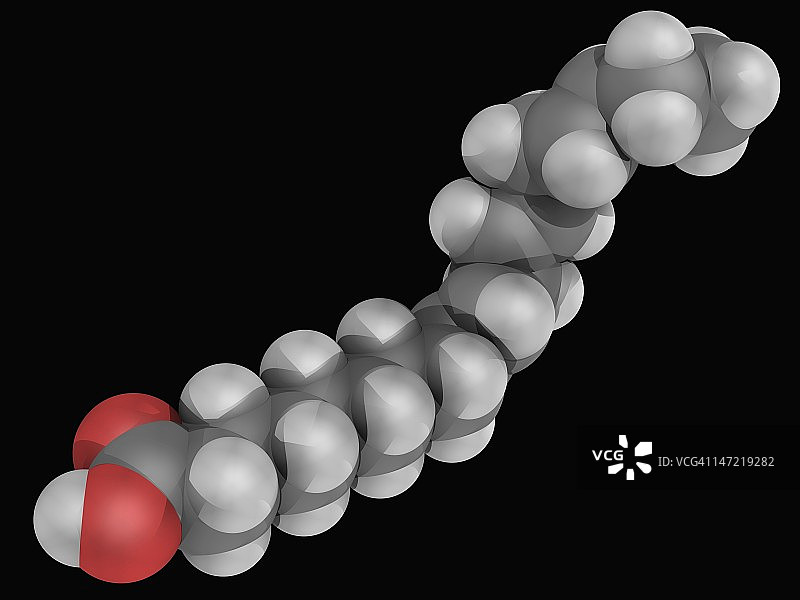 亚麻酸分子图片素材