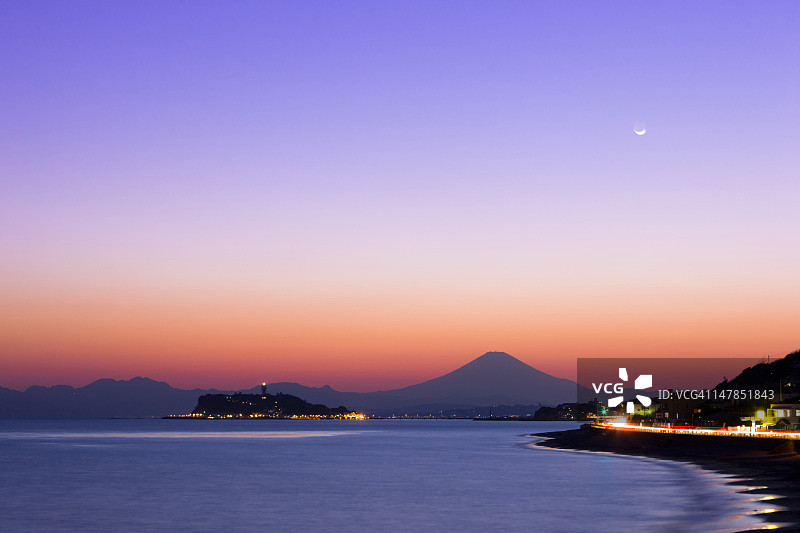 富士山和Enoshima图片素材