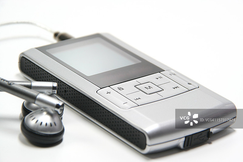 MP3播放器隔离白色图片素材