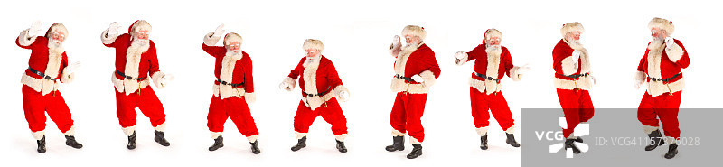 圣诞老人跳舞图片素材