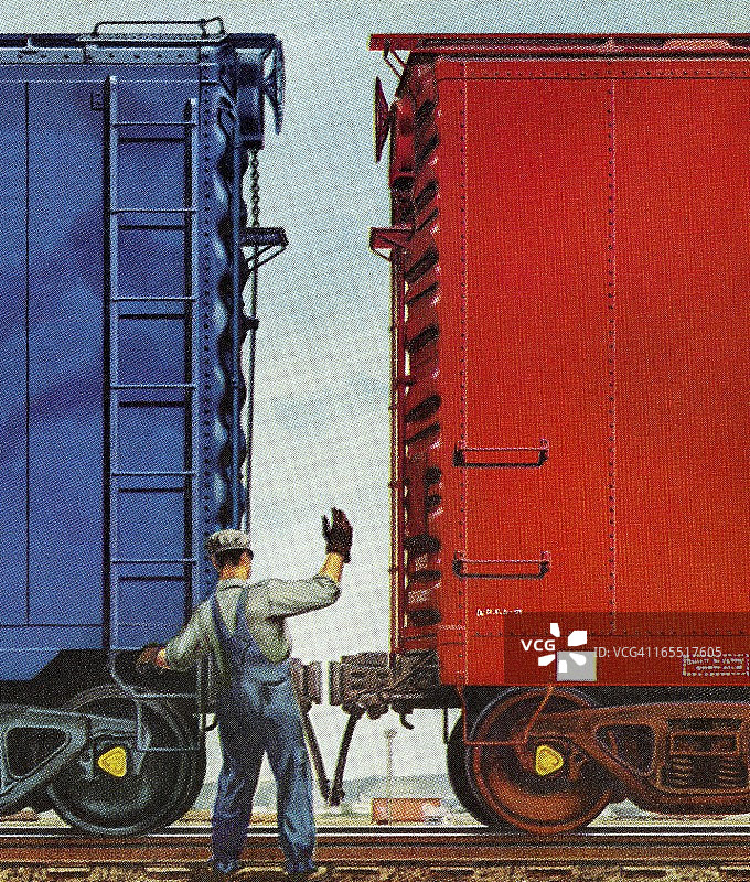 货车车厢连接图片素材