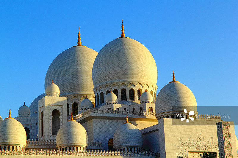 阿布扎比-谢赫扎耶德清真寺图片素材