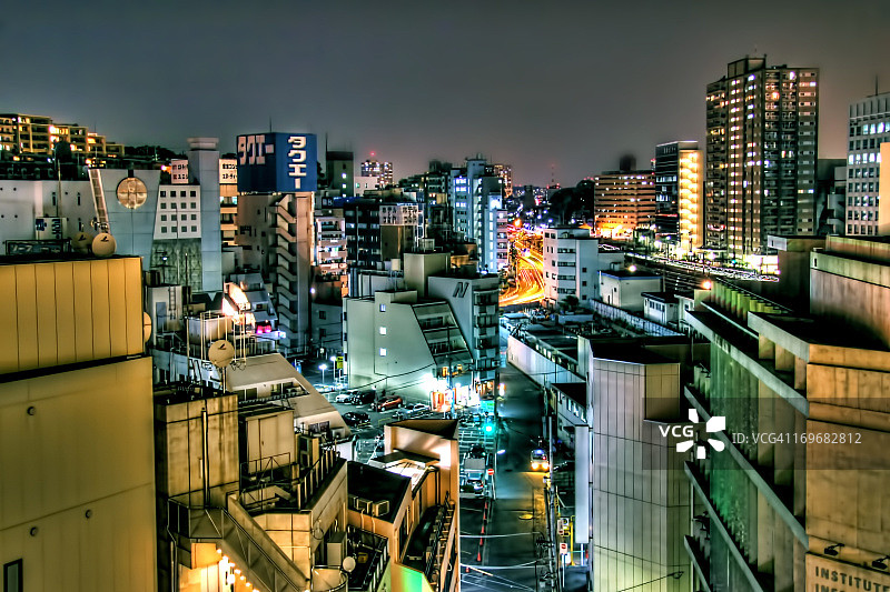横滨城市夜景图片素材