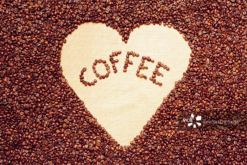 咖啡豆的背景图片素材