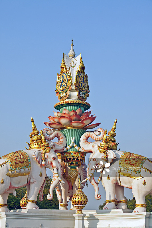 大象雕像,曼谷图片素材