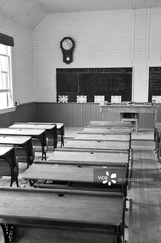 20世纪初的教室图片素材