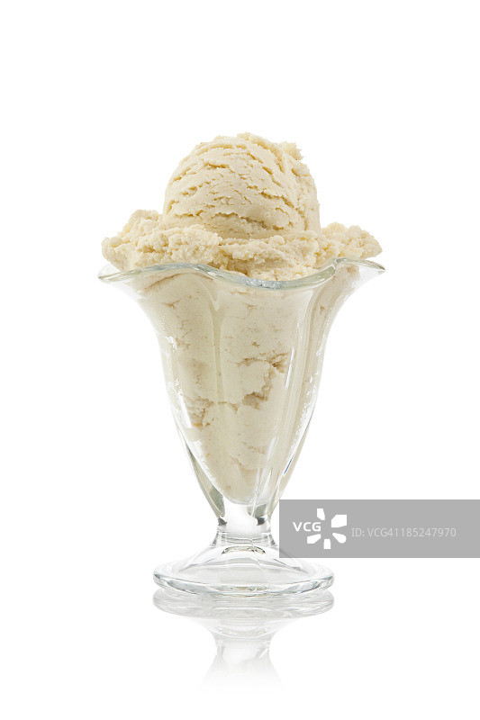 香草冰淇淋圣代杯图片素材