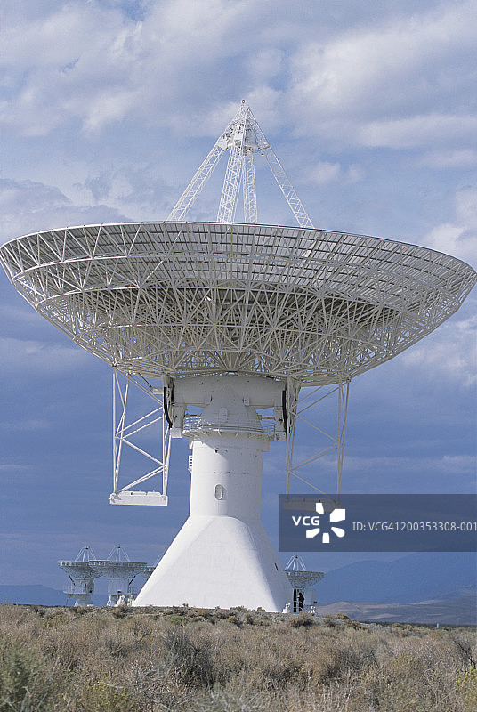 40米射电望远镜，美国加利福尼亚州欧文斯谷图片素材