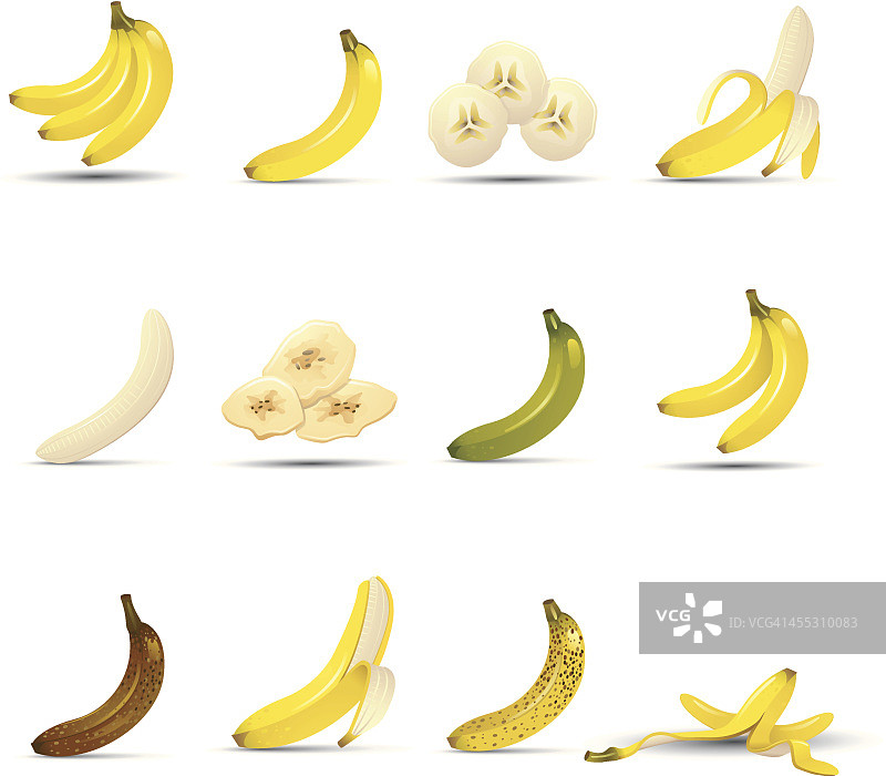 香蕉的图标图片素材