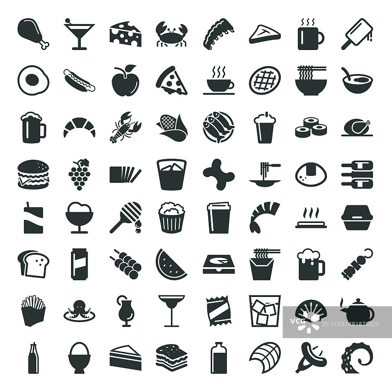食物和饮料图标64图标图片素材