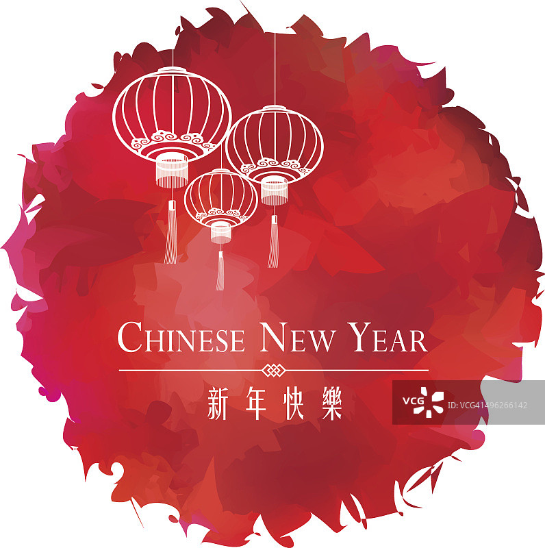 中国新年灯笼图片素材