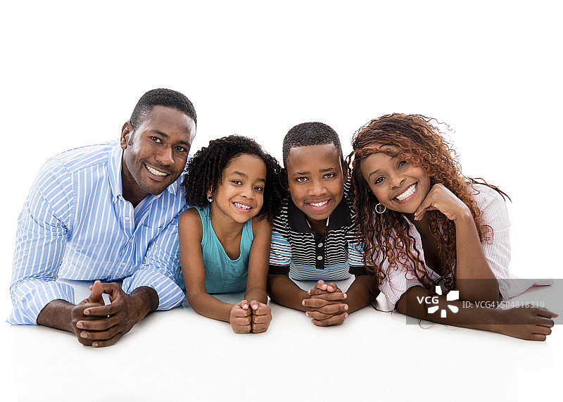 美丽的黑人家庭图片素材