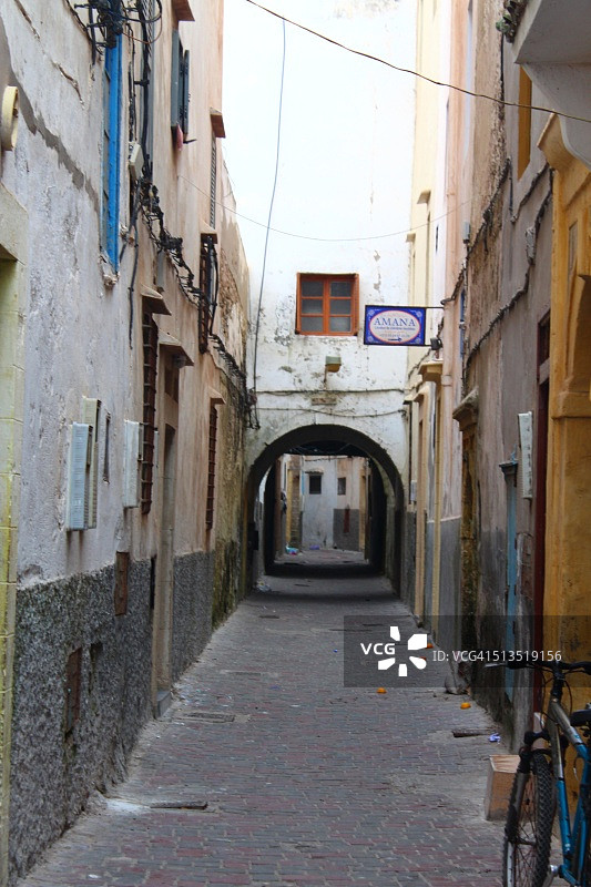 艾索韦拉麦地那的一条小巷图片素材