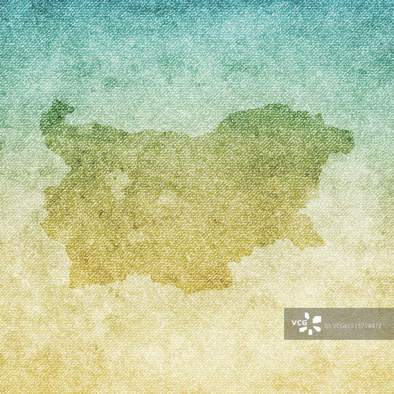 保加利亚地图上的垃圾画布背景图片素材