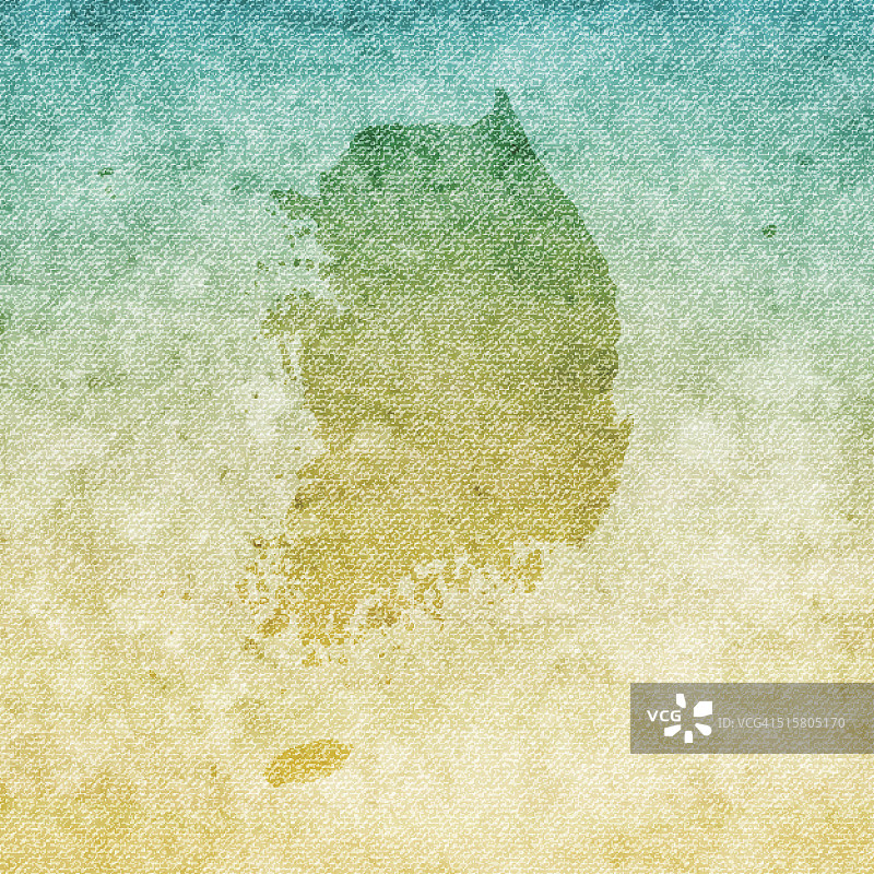 韩国地图上的垃圾画布背景图片素材
