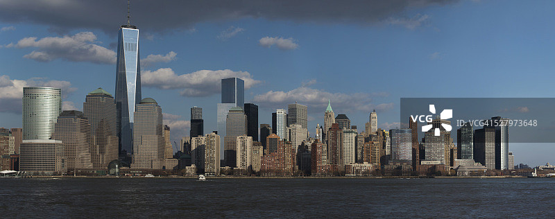2014年3月3日，美国纽约，世界贸易中心(1WTC)，自由塔，纽约，美国城市图片素材