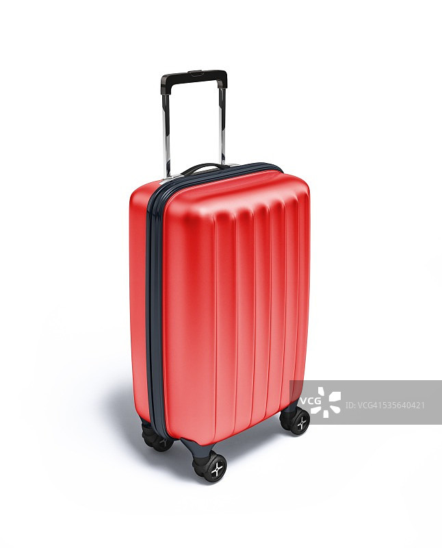 红色的行李箱,艺术品图片素材