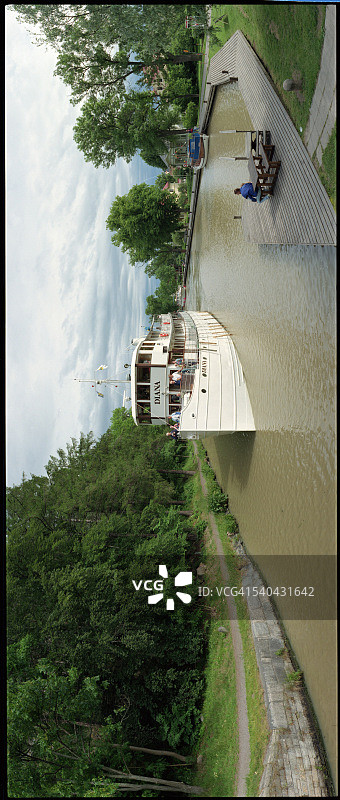 Gota运河上的船图片素材