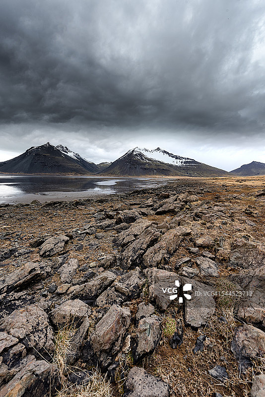 冰岛的山地景观图片素材