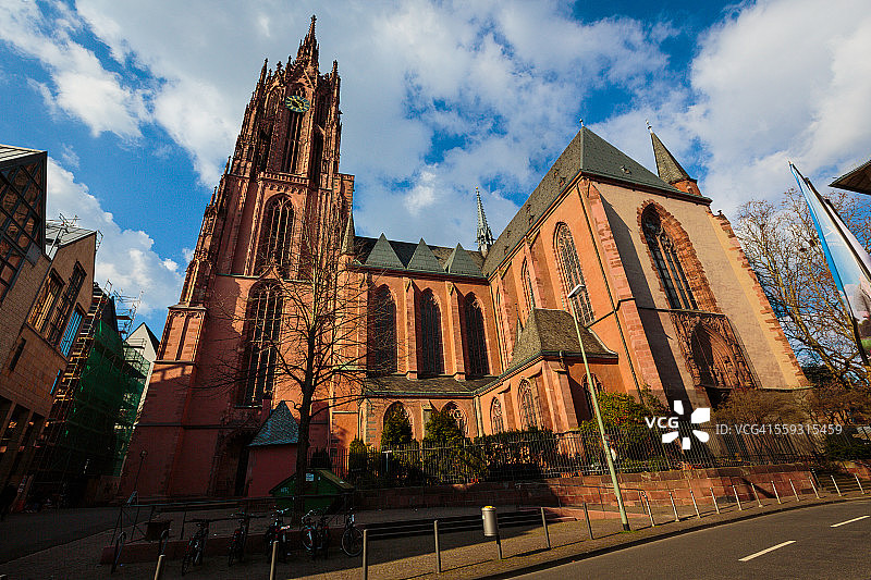 法兰克福大教堂、德国图片素材