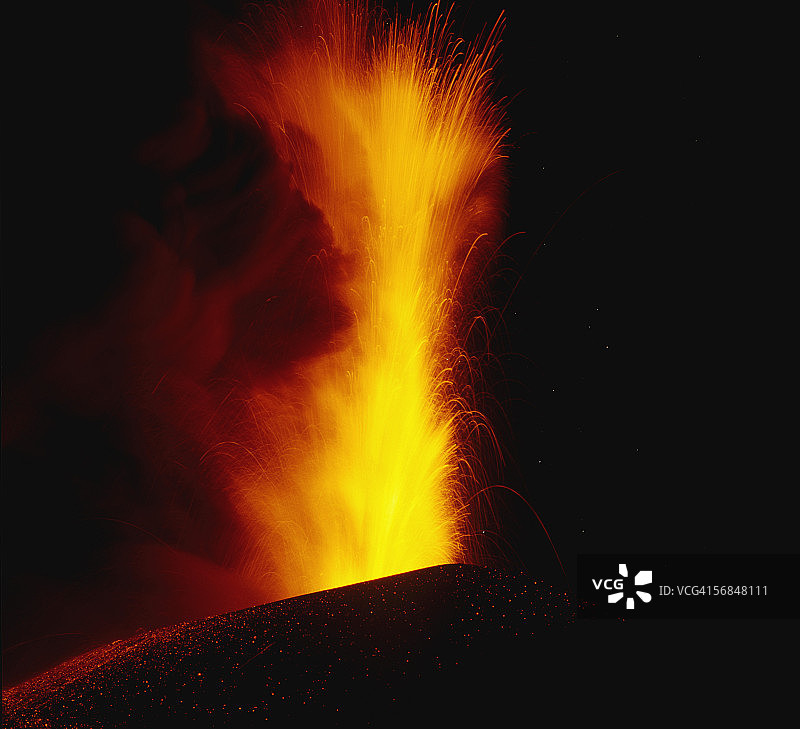 意大利埃特纳火山图片素材
