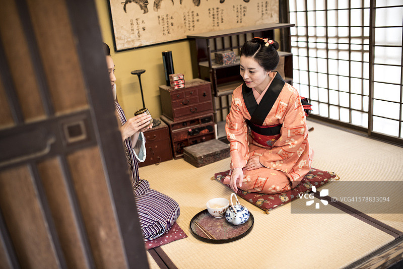 你泡的茶是京都最好的图片素材
