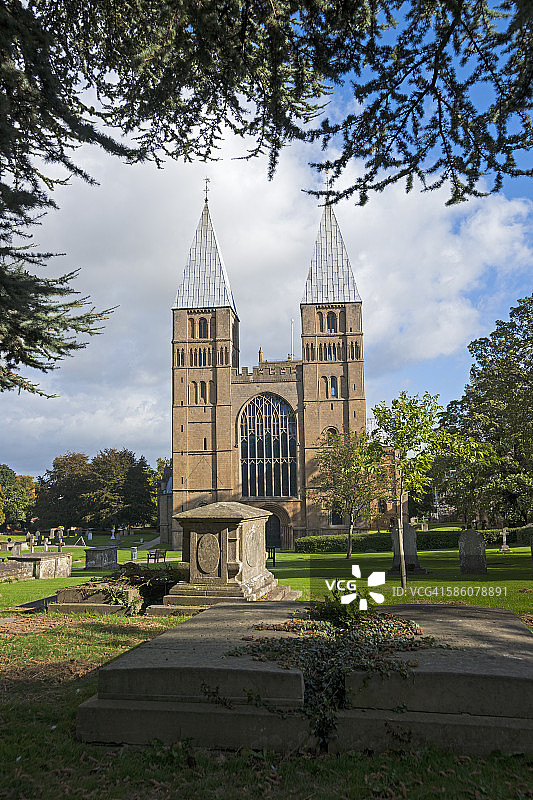 Southwell敏斯特教堂，诺丁汉郡，英国图片素材