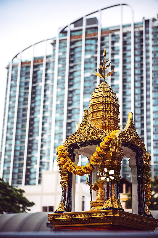 泰国，曼谷，Phra Phrom坛图片素材