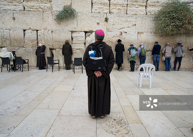 耶路撒冷，犹太人区，哭墙图片素材